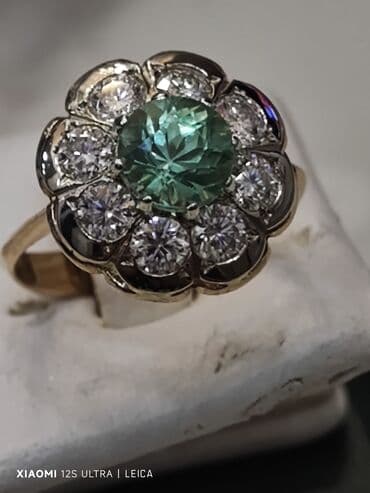 1 qram qızılın qiyməti 2024 750: Üzük, Çəhrayı qızıl, 583 Əyar, Brilyant, 2.51-3.00 Karat — 4