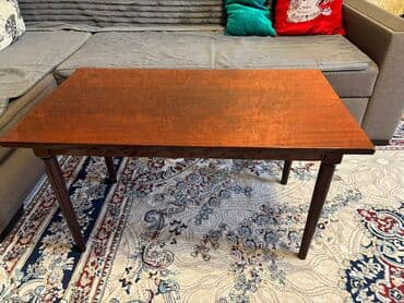 Stullar: Jurnal masası, İşlənmiş, Açılmayan, Taxta, Dördbucaq masa — 1