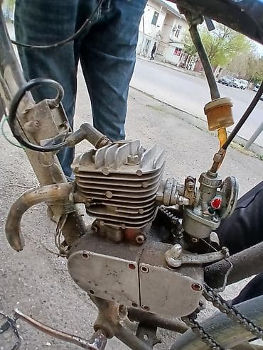 ps 4 disk: Benzin mühərrikli velosiped - Çərçivəyə quraşdırılmış daxiliyanma — 2