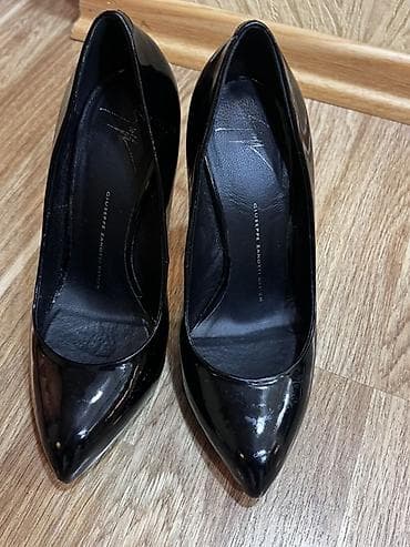 dəri ayaqqabi: Giuseppe Zanotti qadın tufliləri orjinaldir 39 razmer Daban — 1