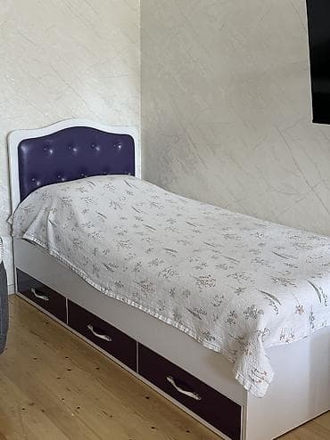setka carpayi: Oğlan və qız üçün, İşlənmiş, Çarpayı, Matras ilə, Siyirməli — 1