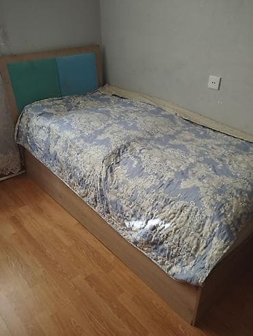 Tək nəfərlik çarpayı - Ölçü: təxmini 90x190 sm (tək ölçü) matrasla