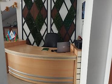 kündür: Ofis üçün resepsiyon/qarşılama masası - Material: laminat/LDSP ağac — 2
