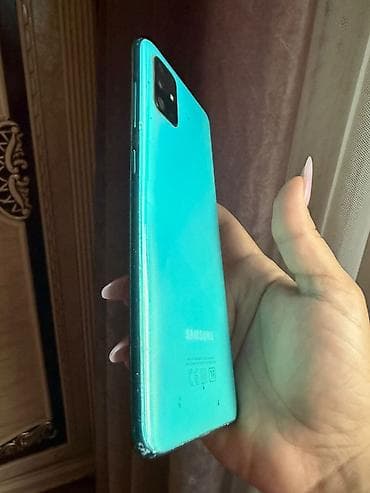 iphone 11 pro max plata: Samsung Galaxy A51, rəng - Yaşıl, Qırıq — 3
