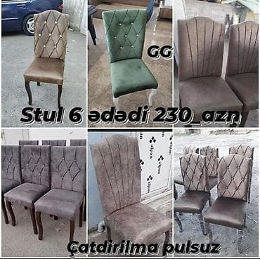 складные стулья: Sifarişlə 6 ədəd stul 230_azn.Rəng seçimi var.Elde varolmayanda — 2