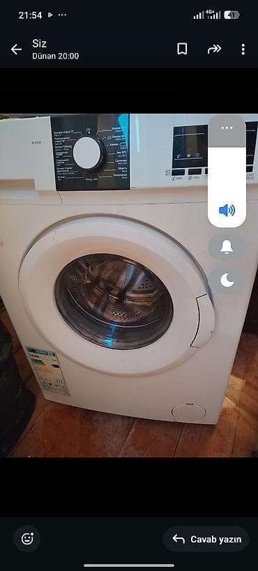 Vestel W6104 paltaryuyan maşın - Yük: 6 kq - Sıxma sürəti: 1000 — 3