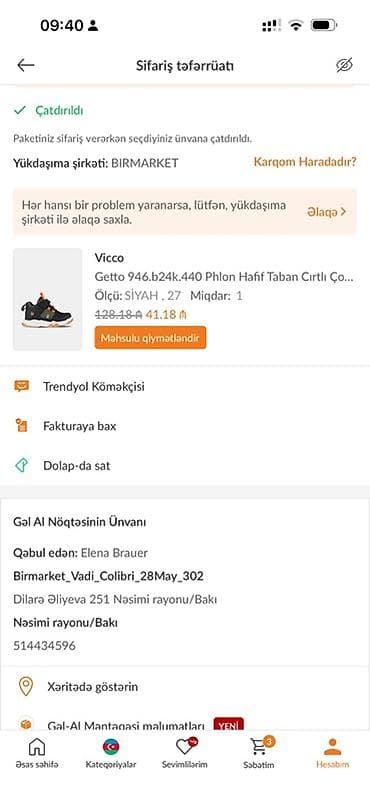 krosofka: Rəng - Qara Krossovkalar, Ölçü: 27, Uniseks — 3