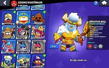 Другое: Brawl Stars hesabı – geniş kosmetik kolleksiya - Emosiyon və — 3