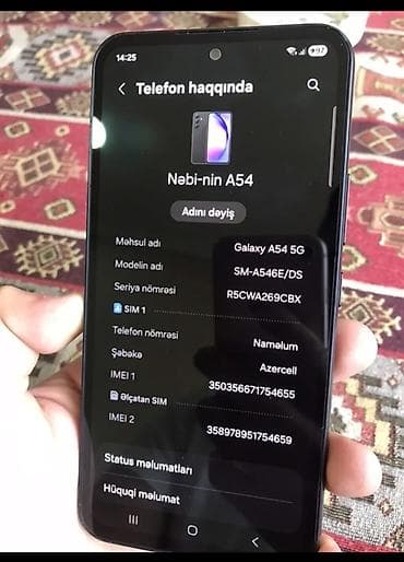 Samsung Galaxy A54 5G, 128 GB, rəng - Qara, İki sim kartlı — 4