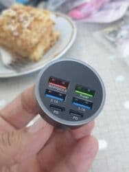 qoşqu turbo az: Avtomobillər üçün 6 portlu işıqlı şarj cihazı yenidir. Avtomobilin — 4