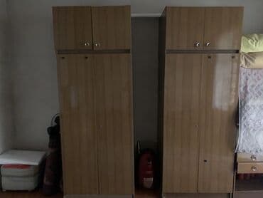 Açılan, 2 qapılı Düz dolab, Qarderob, paltar dolabı