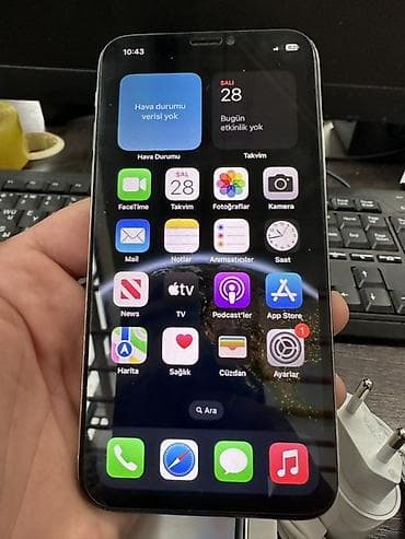 Мобильные телефоны и аксессуары: IPhone X, 256 ГБ, Серебристый — 1