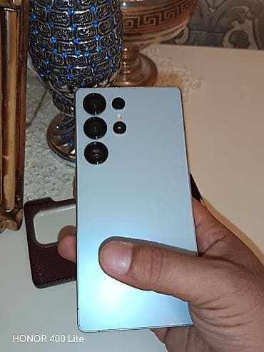 note 20 plus: Samsung Galaxy S25 Ultra, rəng - Gümüşü, Simsiz şarj — 3
