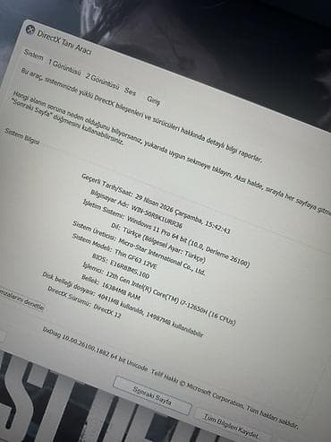 4090 rtx: İşlənmiş MSI, 15.6 ", Intel Core i7, 512 GB, Ödənişli çatdırılma — 4