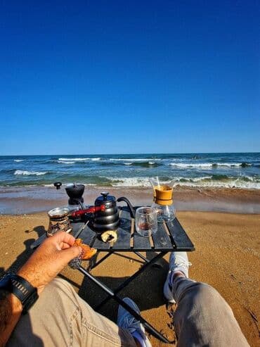 купить стол для бильярда: Qatlanan masa. Maşında yer tutmur. Kamp, piknik üçün ideal vasitədir — 1