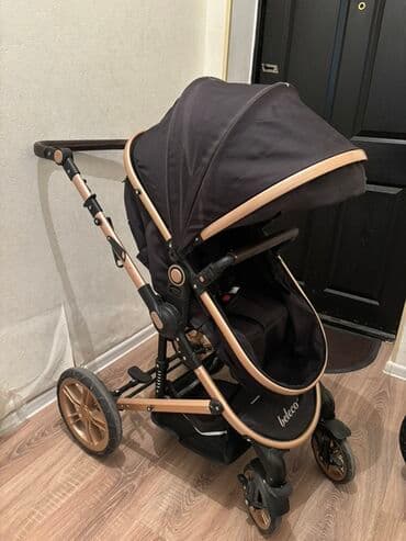 uşaq maşınlarının satışı: Elan məzmunu: 1) Uşaq arabası – Belecoo brendi. Qızılı-şampan rəngli — 5