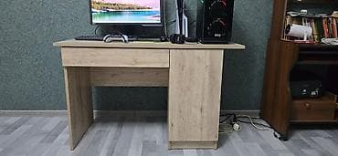 Sifarişlə rəflər: Düz masa, Polkalı, Siyirməli, Teksturalı laminat — 1