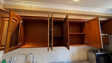 мебель для кухни: Mətbəx mebeli dəsti – tam komplekt - Material: massiv ağac görünüşlü — 5