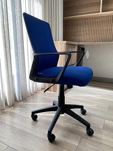 ofis aksesuarları: İşlənmiş, Təkərli, Qolları tənzimlənmir, Parça — 4