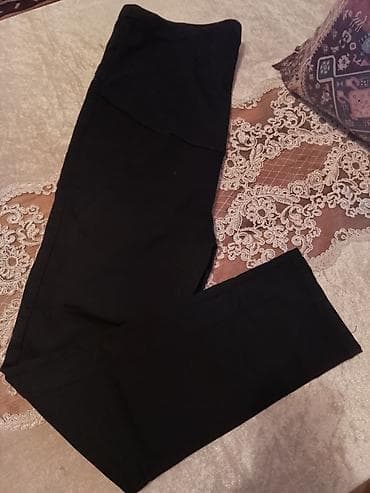 legi: Təzədir. Qadınlar üçün qara hamiləlik legginsləri - Rəng: qara — 4