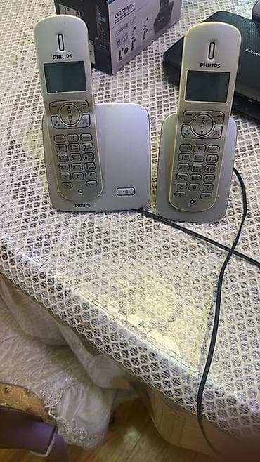 philips xenium x530: Philips simsiz ev telefonu dəsti – 2 ədəd boru və baza stansiyası - — 1