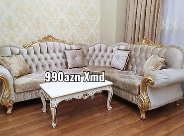 Klassik divan, Qonaq otağı üçün, Bazasız, Açılmayan