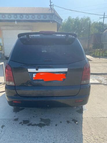 aqrar kend teserrufati texnika traktor satış bazari: Tünd rəngdə SsangYong Rexton SUV modeli, dam relsləri ilə təchiz — 2