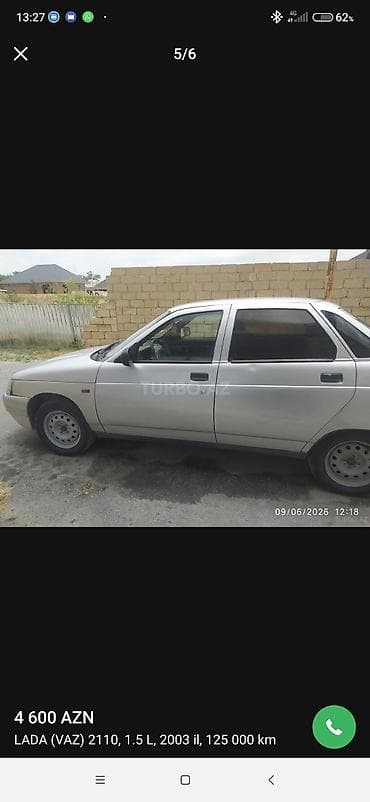 avcarka satılır: VAZ (LADA) 2110: 1.5 l | 2003 il Sedan — 4