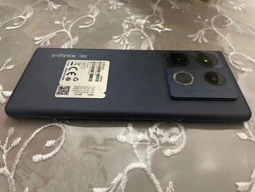 samsung note 4 qiymeti: Infinix Note 40X 5G, 256 ГБ, цвет - Голубой, Гарантия, Беспроводная зарядка, Face ID — 3
