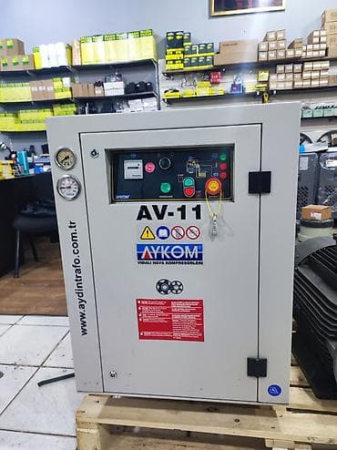 Металлоискатели: Türkiyə istehsalı olan Aydın Trafo ikinci el hava kompressoru 11kw deq — 1
