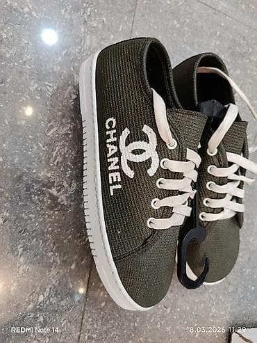 Yaşıl rəngli, bağcıqlı gündəlik krossovkalar - Üst hissə: toxuma lalafo.az -da Yaşıl rəngli, bağcıqlı gündəlik krossovkalar - Üst hissə: toxuma