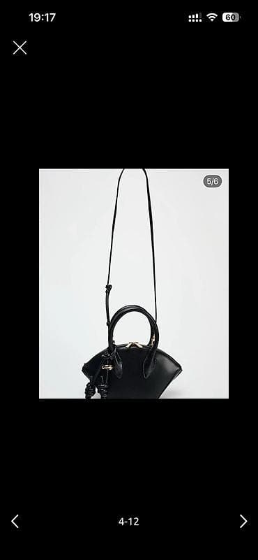 bot batinka: Zara, Ölçü: 36.5, rəng - Qara, Yeni — 2