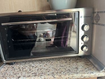 телескопическая вытяжка для кухни: Духовка Zimmer, Электрическая, цвет - Серый — 1