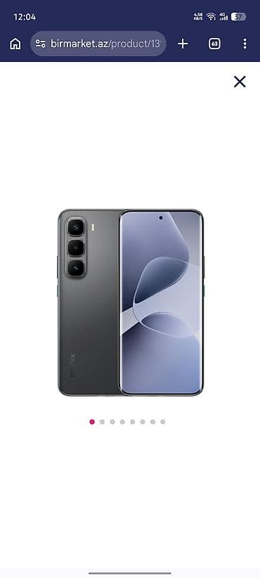 60 azn telefon: Infinix Hot 60 Pro+, 256 GB, rəng - Boz — 1