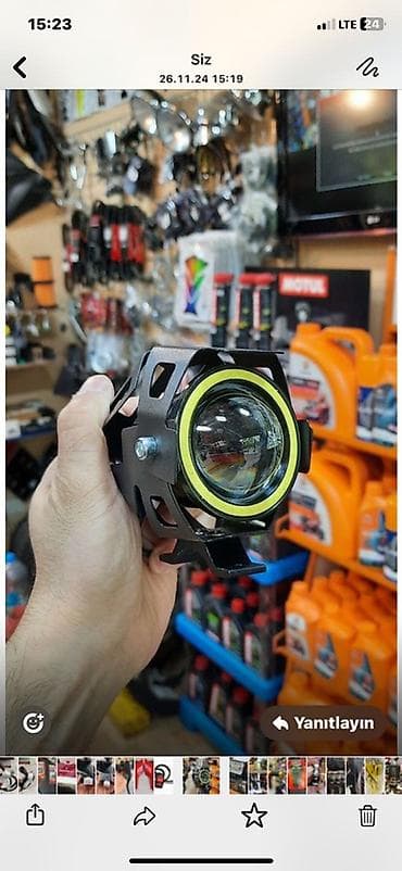 philips d3s 35w: Motosiklet üçün səfər/proyektor LED farası - Güclü linzalı proyektor — 1