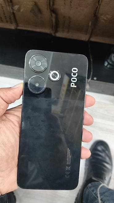 t9 tv box: Poco M6, 128 GB, rəng - Qara, Sensor — 2