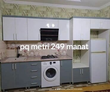 monqolustan quzu əti: Sifarişlə mətbəx dəsti, Özü çəkən petlələr, MDF, Kredit yoxdur, Pulsuz çatdırılma, Rayonlara çatdırılma — 6