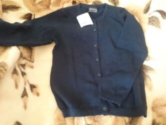 Pencəklər: Qız üçün kofta – tünd göy (məktəbə də uyğundur) - Brend: LC Waikiki - — 1