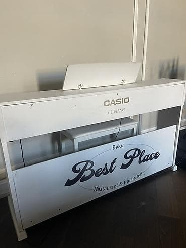 casio piano: CASIO Celviano rəqəmsal piano – ağ rəngdə, tam korpuslu model. - 88 — 1