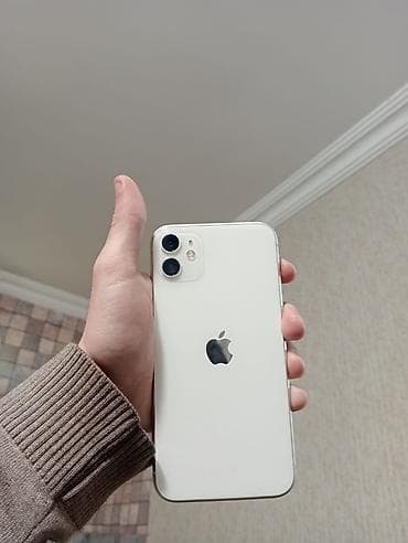 irşad telecom iphone 11: IPhone 11, 64 GB, Ağ, Face ID — 1