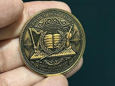 classi: Beethoven xatirə medalı – “Classical Music Legacy” seriyası - Ön üz — 2