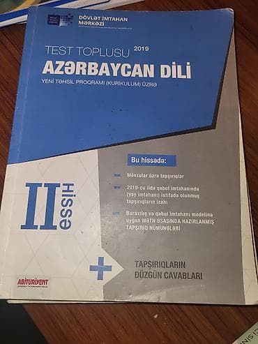 Tədris ədəbiyyatı: Hər biri tək tək satılır
✔️Endirimlə — 2