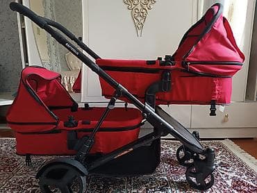 mila: MilEkiz kolyaska qiymeti 350m qış çıxolu mövcuddur üzerinde ag tulu — 1