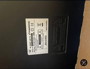 powerful tv: POWERFUL 55" 3D Smart LED TV - Model: PTML-E550DM4BLS - Ekran ölçüsü — 2