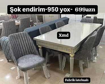 Şok endirim! Yemək dəsti – əvvəl 950 AZN, indi 699 AZN