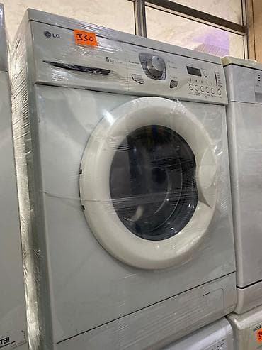 bas masini: LG önyükləməli paltaryuyan maşın - Yük həcmi: 5 kq - Sıxma sürəti — 1