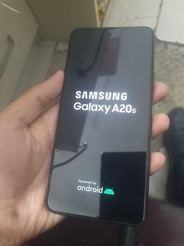 Samsung Galaxy A20s, 32 GB, rəng - Qara, Sensor, Barmaq izi, İki sim kartlı