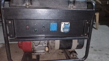 mal əti qiyməti: Qara rəngdə, çərçivəyə bərkidilmiş portativ elektrik generatoru. Evdə — 1