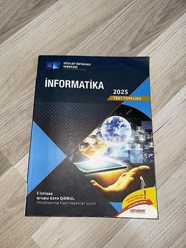 array informatika pdf 2025: Məhsul: “İnformatika 2025 – Test Toplusu” Nəşriyyat: Dövlət İmtahan — 1