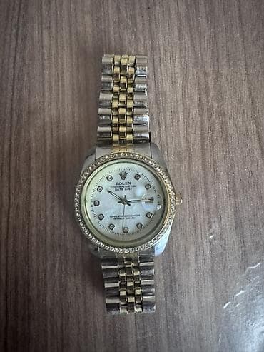 mexanik saatlar: Yeni, Qol saatı, Rolex, rəng - Qızılı — 1